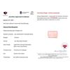 Image 3 : 10.44 ct Certified Pink Morganite gemstone ($7,830 Appraisal)