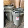 Image 2 : Lot of 3 Rubbermaid Animal Stopper Cans NO LIDS