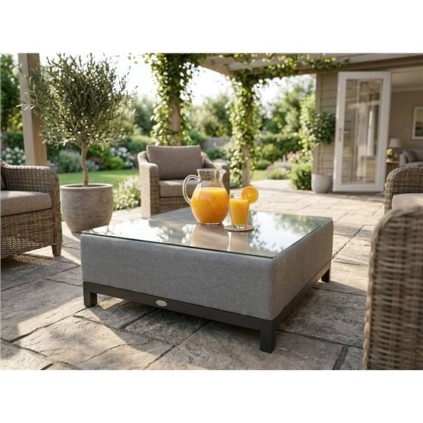 Patio21 Logan Coffee Table, Gray -Â  APROX: 3'X3'X1' **TABLE ONLY**