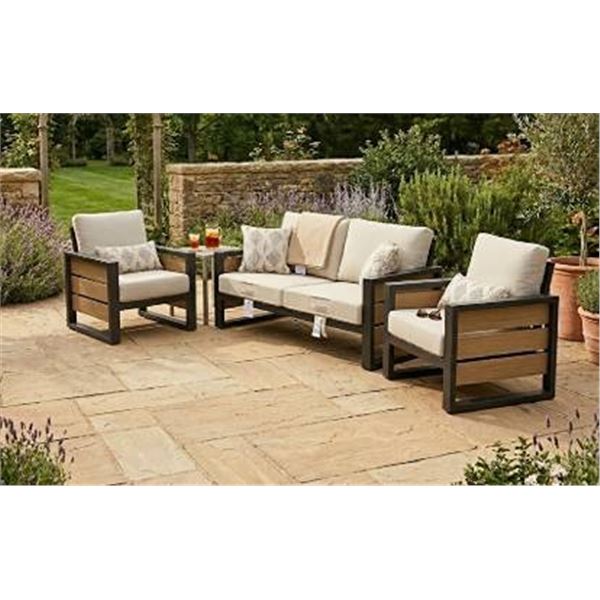 Sunvilla Sunbrella Patio Sofa Set - 1 SOFA, 2 CHAIRS