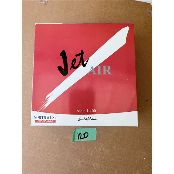 JET-X AIR WORLDPLANE NORTHWEST B747-400 1:400 MODEL AIRCRAFT DIECAST