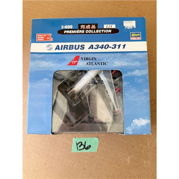 HASEGAWA 1:400 AIRBUS A340-311 VIRGIN ATLANTIC MODEL AIRPLANE DIECAST