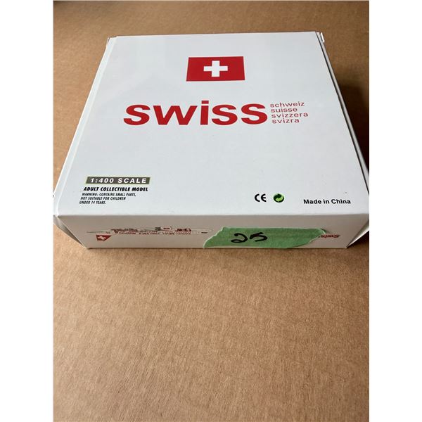 SWISS 1:400 SCALE AIRPLANE MODEL DIECAST