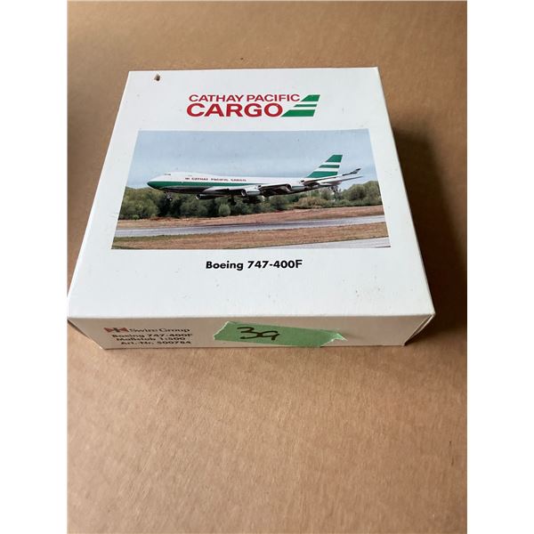 CATHAY PACIFIC CARGO BOEING 747-400F MODEL AIRPLANE DIECAST