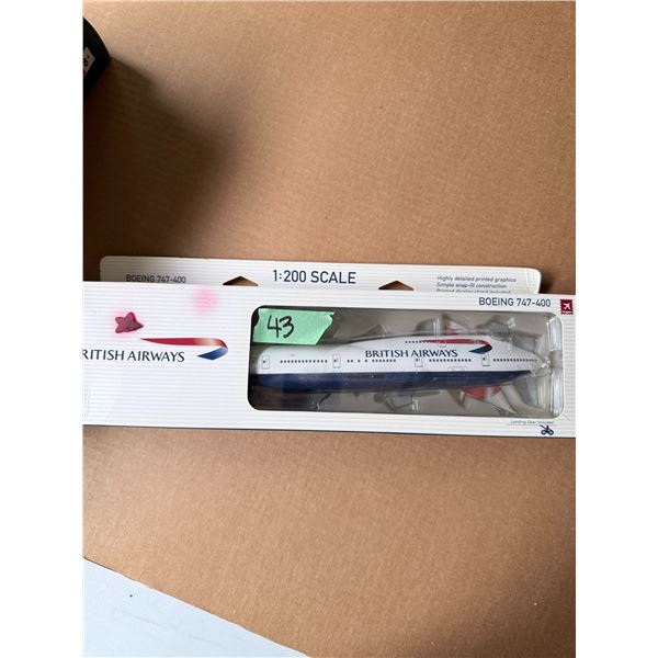 BRITISH AIRWAYS BOEING 747-400 1:200 SCALE MODEL AIRPLANE DIECAST