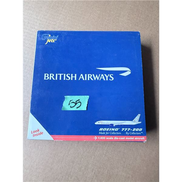 GEMINI JETS BRITISH AIRWAYS BOEING 777-200 1:400 DIE-CAST MODEL AIRCRAFT DIECAST