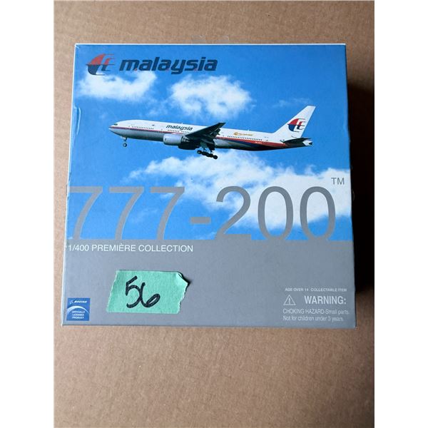 MALAYSIA AIRLINES 777-200 1/400 MODEL AIRPLANE DIECAST