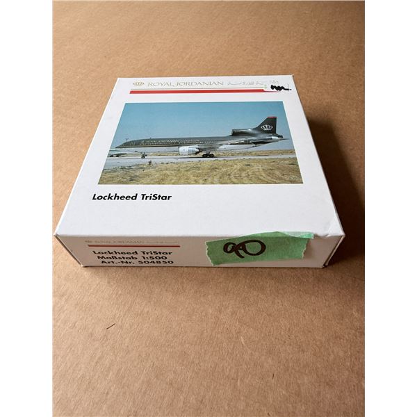 ROYAL JORDANIAN LOCKHEED TRISTAR 1:500 MODEL AIRPLANE DIECAST
