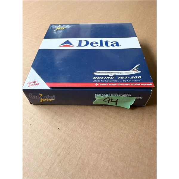 GEMINI JETS DELTA BOEING 767-200 1:400 DIE-CAST MODEL AIRCRAFT DIECAST