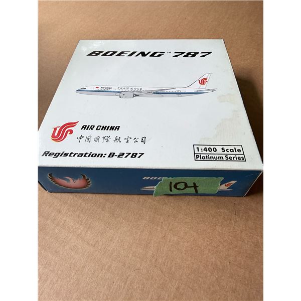 BOEING 787 AIR CHINA 1:400 SCALE MODEL AIRPLANE (B-2787) DIECAST