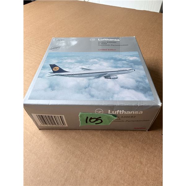 LUFTHANSA AIRBUS A300 B2 1:400 LIMITED EDITION MODEL AIRPLANE DIECAST