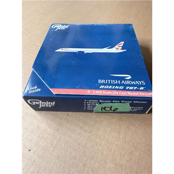 GEMINI JETS BRITISH AIRWAYS BOEING 787-8 1:400 MODEL AIRCRAFT DIECAST
