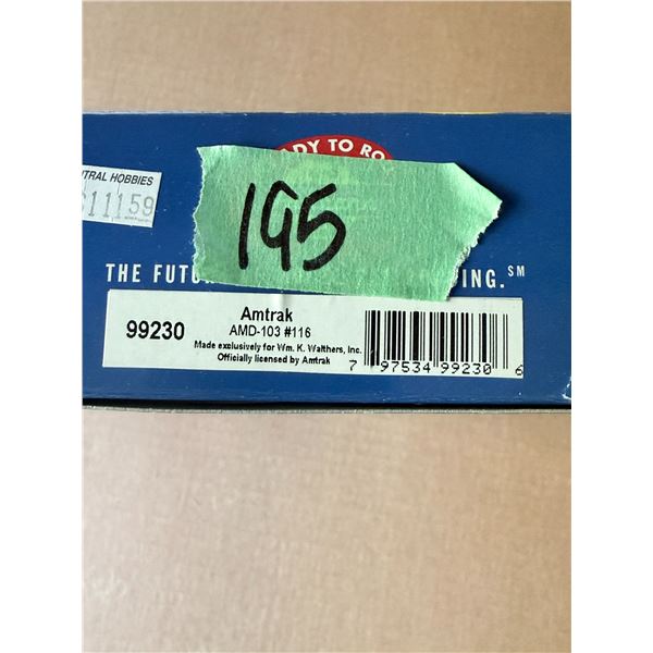 ATHEARN AMTRAK MODEL TRAIN LOCOMOTIVE AMD-103 #116