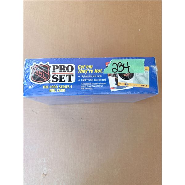 PRO SET 1990 SERIES 1 NHL TRADING CARDS BOX (SEALED)