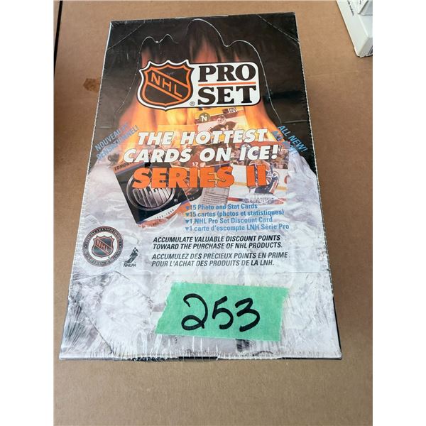 NHL PRO SET 1990 SERIES 11 HOCKEY CARD BOX (SEALED)
