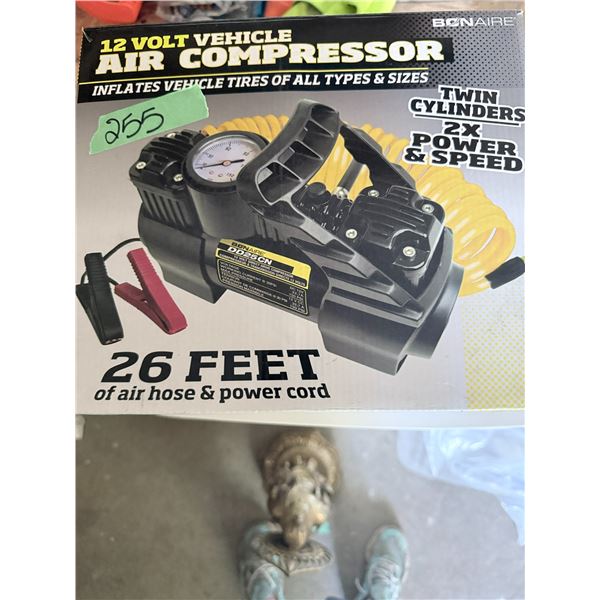 BONAIRE 12 VOLT VEHICLE AIR COMPRESSOR BRAND NEW