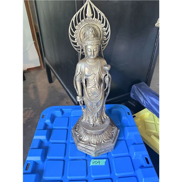 CAST METAL  GUANYIN BOHISATTVA