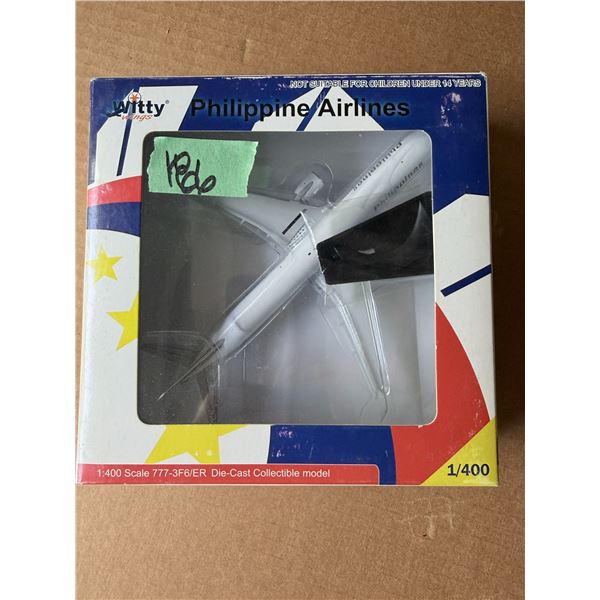 WITTY WINGS PHILIPPINE AIRLINES 777-3F6/ER 1/400 DIECAST MODEL AIRPLANE