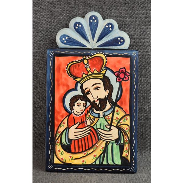 NEW MEXICAN RETABLO (CHARLIE CHARRILLO)