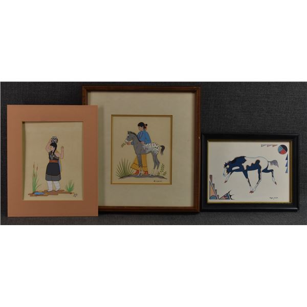 THREE NATIVE AMERICAN PRINTS