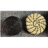 Image 16 : FOUR PAPAGO HORSE HAIR AND TWO NAVAJO YARN BASKETS