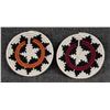Image 9 : FOUR PAPAGO HORSE HAIR AND TWO NAVAJO YARN BASKETS