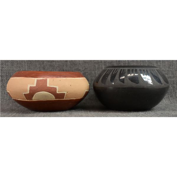 SAN JUAN AND SANTA CLARA POTTERY BOWL