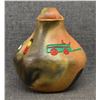 Image 4 : NAVAJO POTTERY WEDDING VASE (ELIZABETH MANYGOATS)