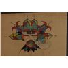 Image 19 : THIRTEEN NATIVE AMERICAN SKETCHES AND PAINTINGS