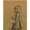 Image 6 : THIRTEEN NATIVE AMERICAN SKETCHES AND PAINTINGS
