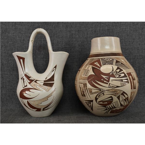 HOPI POTTERY VASES (MAYNARD AND VERONICA NAVASIE)