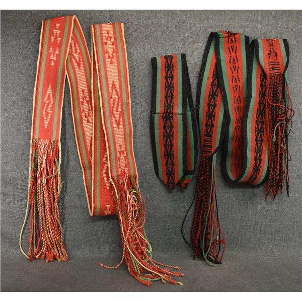 TWO HOPI SASHES