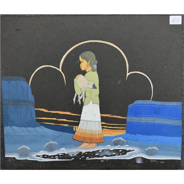 NAVAJO PAINTING (JERRY LEE)