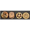 Image 1 : FOUR HOPI POTTERY PLAQUES