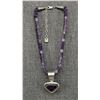 Image 1 : NAVAJO PENDANT (ESTHER WOOD) AND GEM STONE NECKLACE (RICHARD LINDSEY)