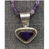 Image 3 : NAVAJO PENDANT (ESTHER WOOD) AND GEM STONE NECKLACE (RICHARD LINDSEY)