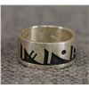 Image 3 : HOPI INDIAN SILVER RING (JOE YOWYTEWA)