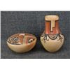 Image 3 : TWO MINIATURE HOPI POTTERY JARS (DARLENE NAMPEYO )