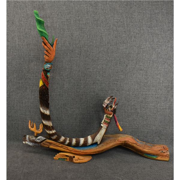 HOPI KACHINA SCENE (HYRAM NAMOKI)