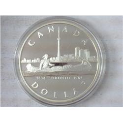 1984 Canada Toronto Dollar (Proof) .3750 Oz. ASW