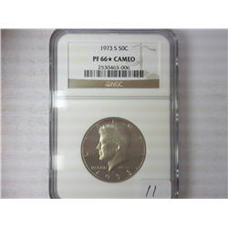 1973-S Kennedy Half Dollar NGC PF66*Cameo