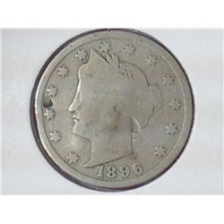 1896 Liberty "V" Nickel (Damaged)