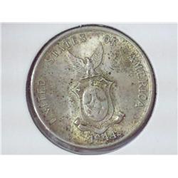 1944-D US/Philippines 20 Centavos (Silver)