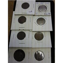 1900-07 Indian Head Cents (8 Coins)