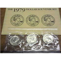 1979 P/D/S SBA Dollar Souvenir Set