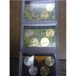 3 Westward Journey Nickel Sets (As Shown)