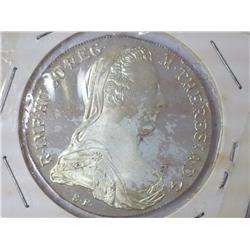 1780 Austria Maria Theresia Thaler Proof (Silver)