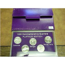 1999 Commemorative Quarters Platinum Set (UNC)
