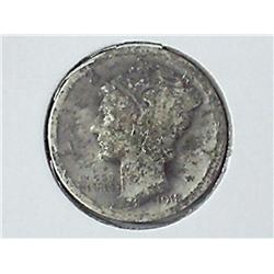 1918 Mercury Dime