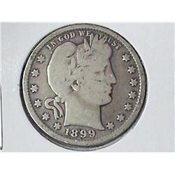 1899 Barber Quarter (VG)